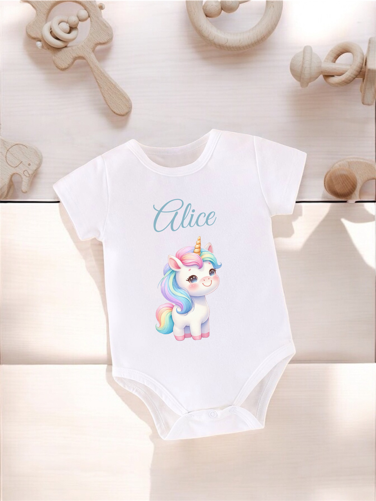 Body Personalizzato con Nome - Tema animaletti