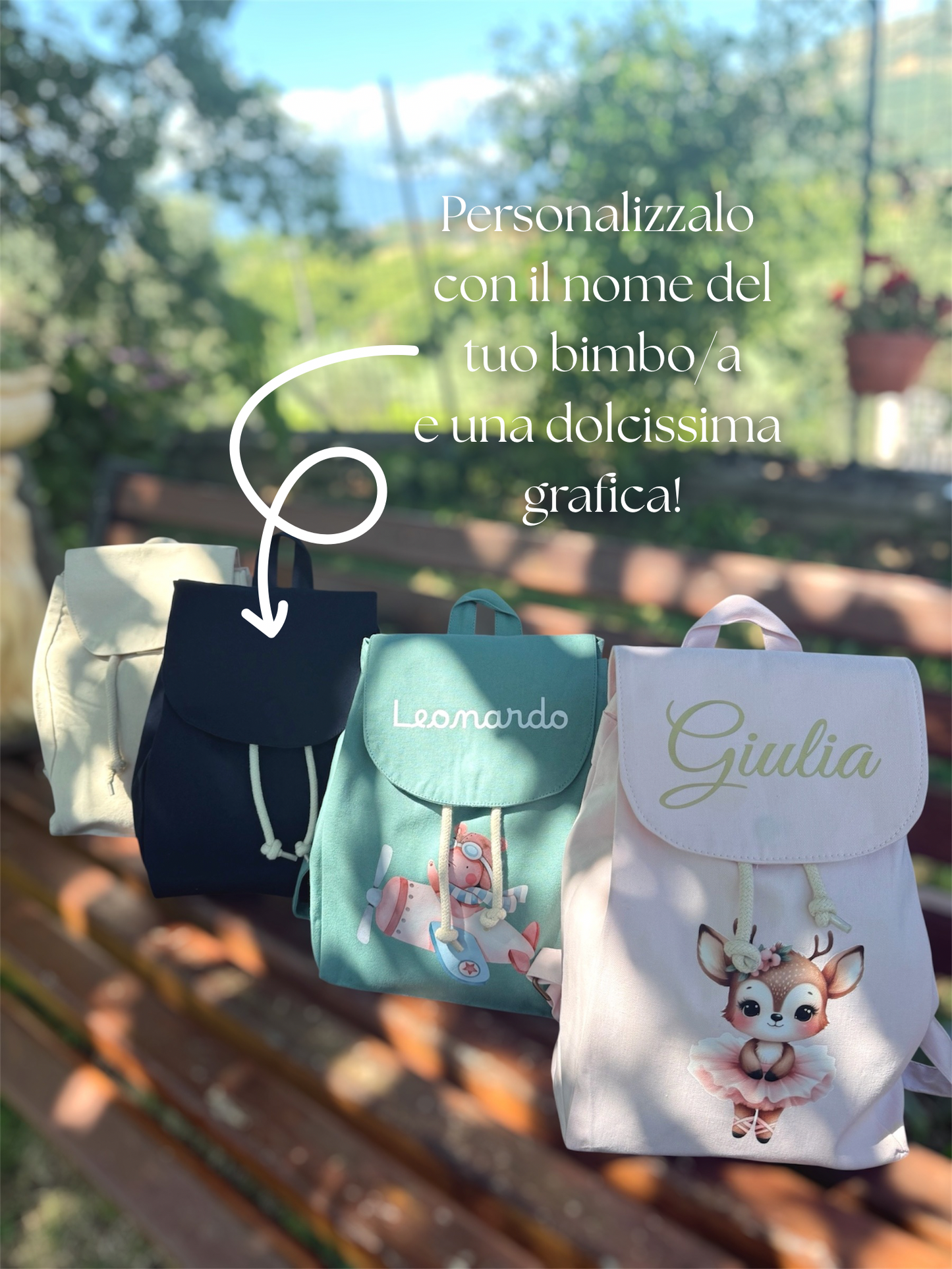 Zainetto Asilo - Personalizzato con Nome