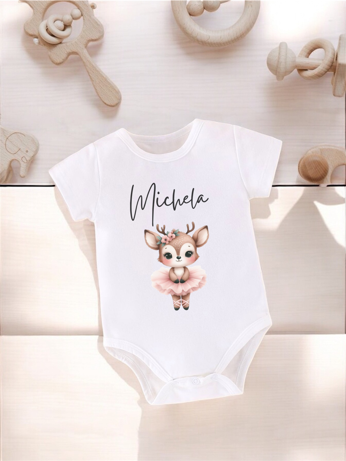Body Personalizzato con Nome - Tema animaletti