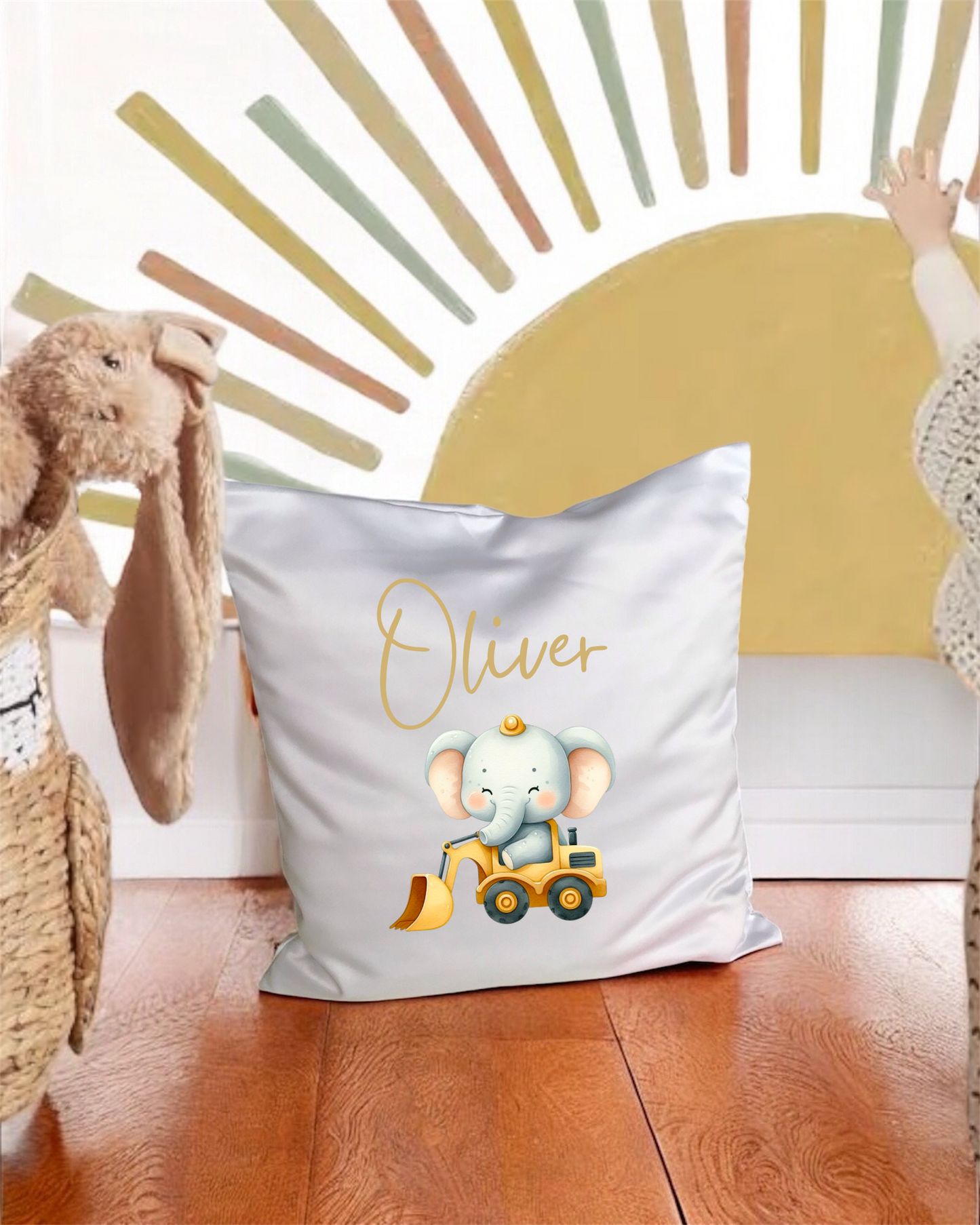 Federa Bianca Personalizzata - Un tocco di dolcezza per la sua cameretta ✨🌙