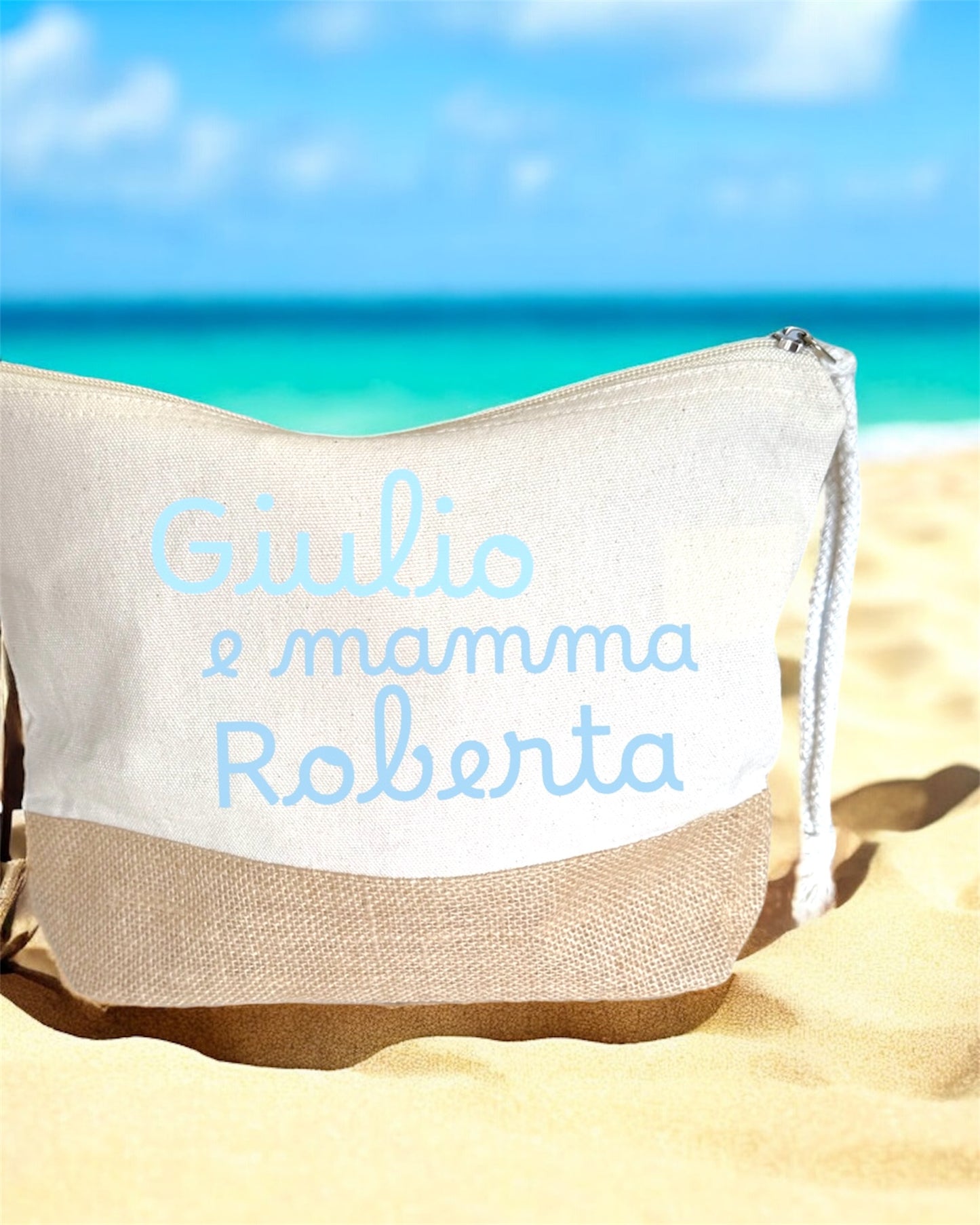 Pochette per la Mamma Personalizzata – Cotone e Juta