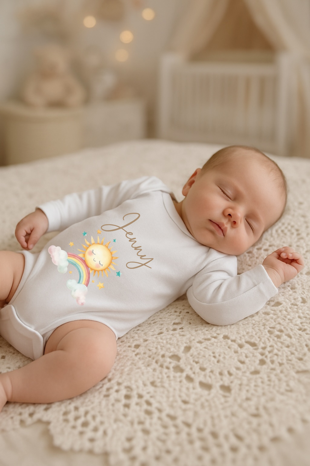 Body Maniche lunghe - Personalizzato con Nome e Grafica
