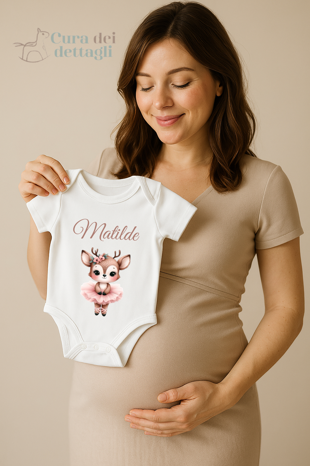 Body Personalizzato con Nome - Tema animaletti