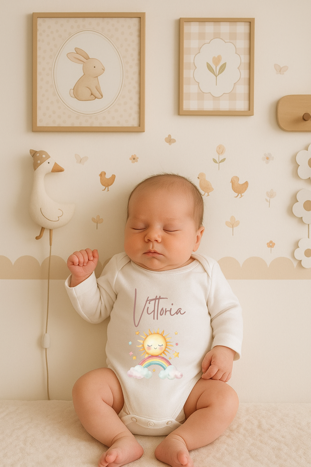 Body Maniche lunghe - Personalizzato con Nome e Grafica