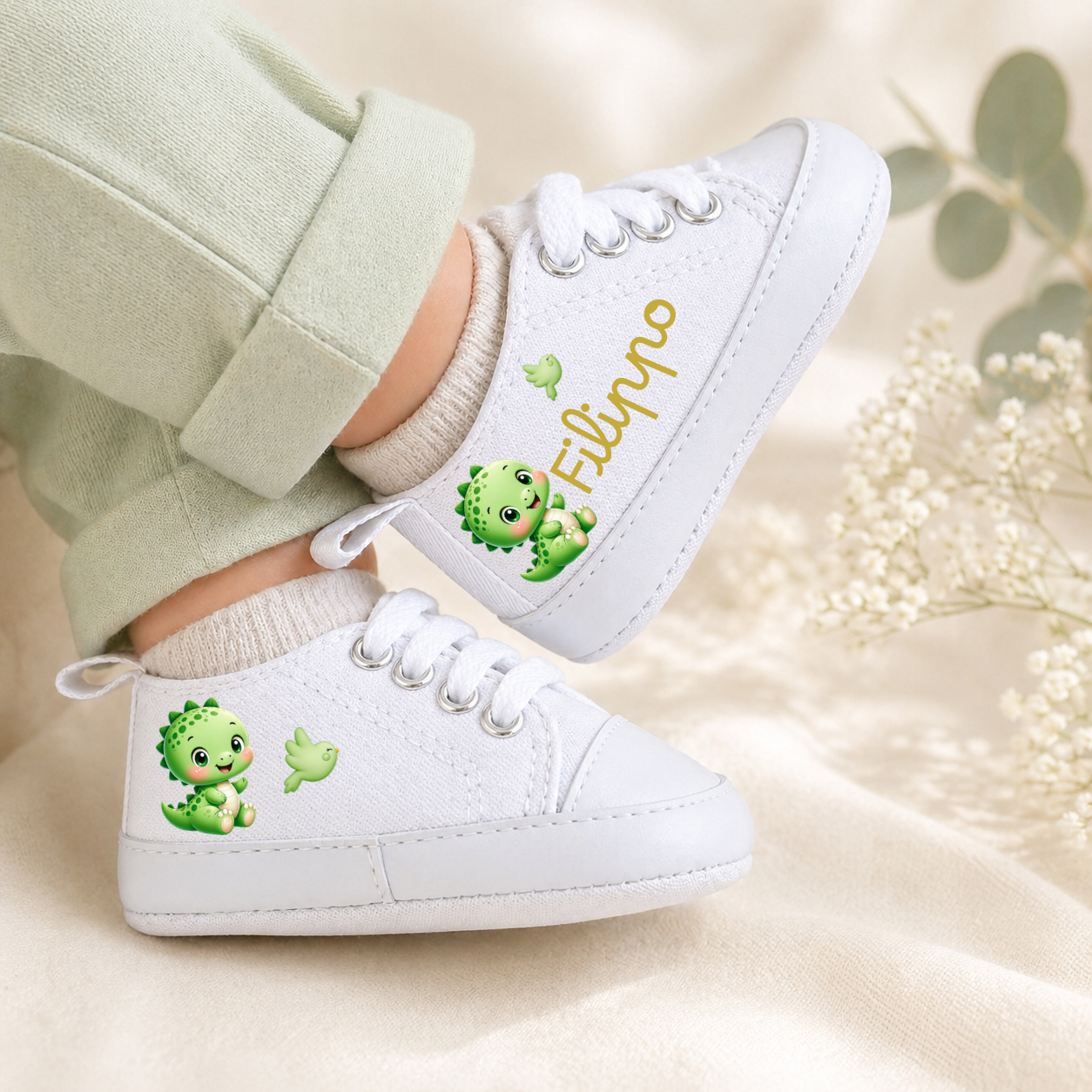 Scarpine Draghetto Personalizzate - Scatola inclusa 🦖