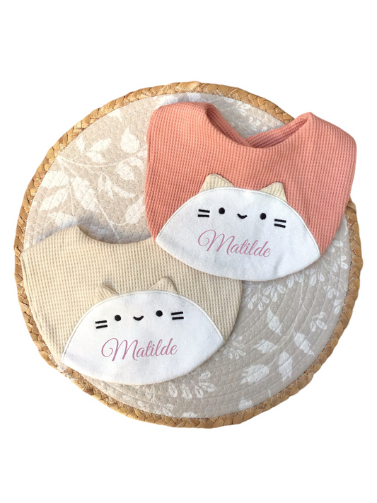 Set 2 Bavaglini - Tema Animaletti | Personalizzati con Nome