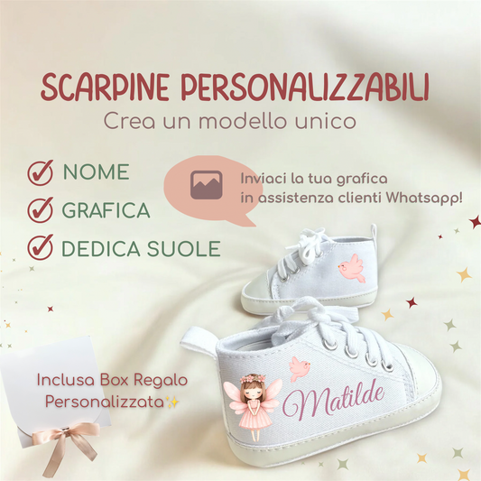 Scarpine con grafica su misura - Progettate insieme ✨🪄