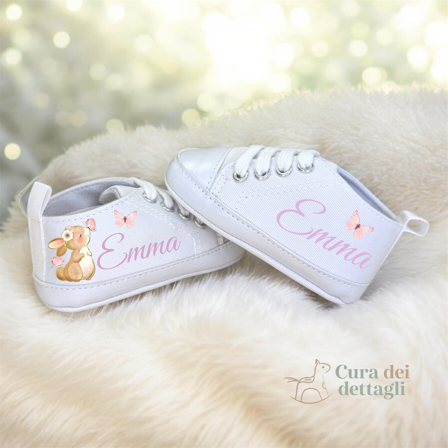Scarpine Coniglietto Personalizzate - Scatola inclusa