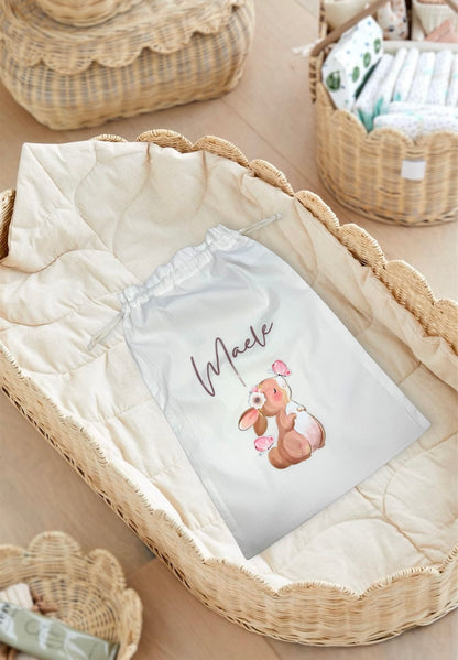Sacca per il cambio in Cotone 30x47 cm – Pratica, Leggera e Personalizzabile