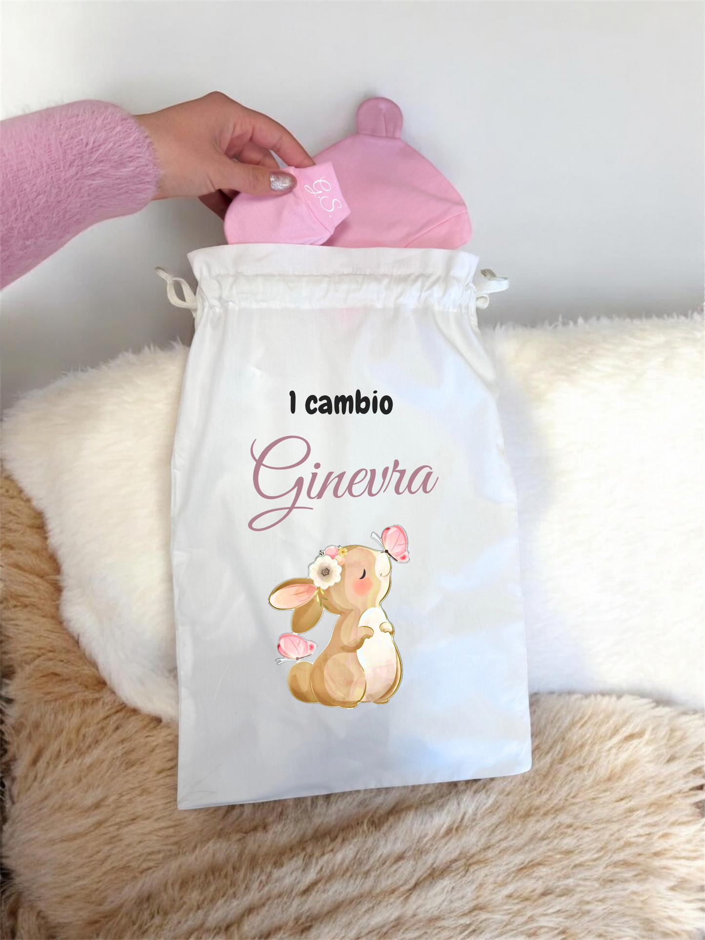 Sacche grandi per i primi Cambi in Ospedale 30cm x 47cm – Personalizzate