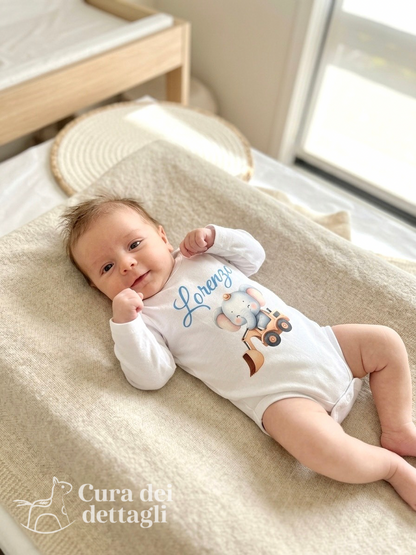 Body Maniche lunghe - Personalizzato con Nome e Grafica