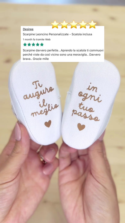 Scarpine Leoncino Personalizzate - Scatola inclusa