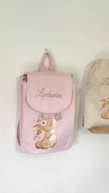 Set Asilo Personalizzato: Zainetto, Pochette e Sacca Cambio per Bambini