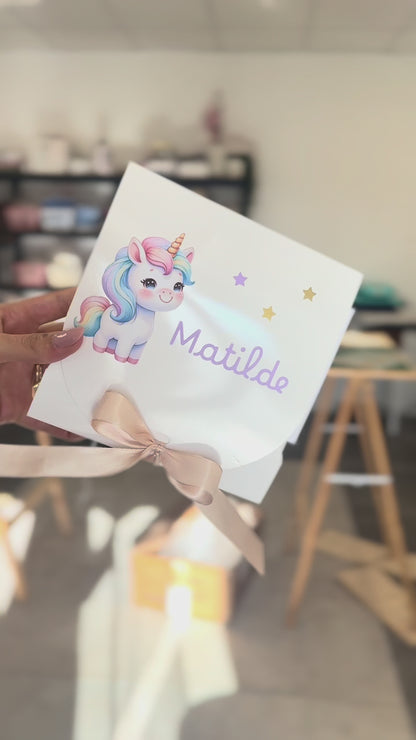 Scarpine Unicorno Personalizzate -  Scatola inclusa