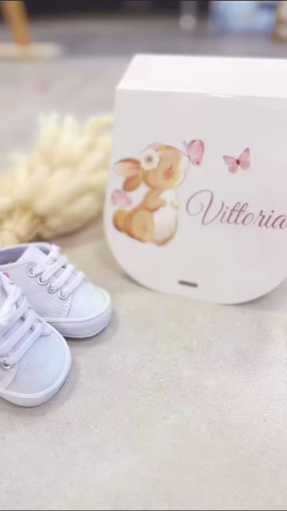 Scarpine Coniglietto Personalizzate - Scatola inclusa